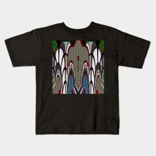 Glory Bird Digital Abstract Kids T-Shirt